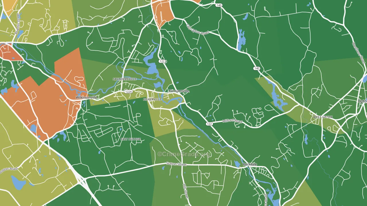 01560, MA Map of Drug-Related Crime Rates