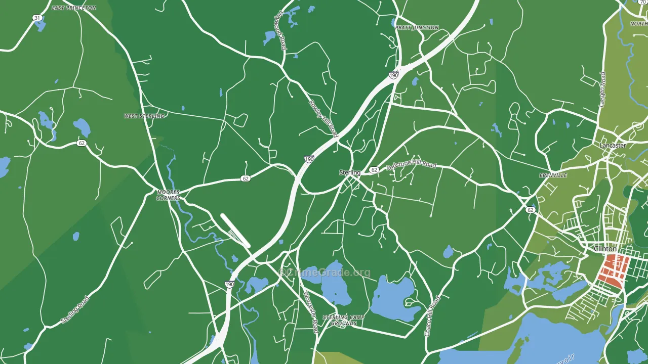 01564, MA Map of Drug-Related Crime Rates