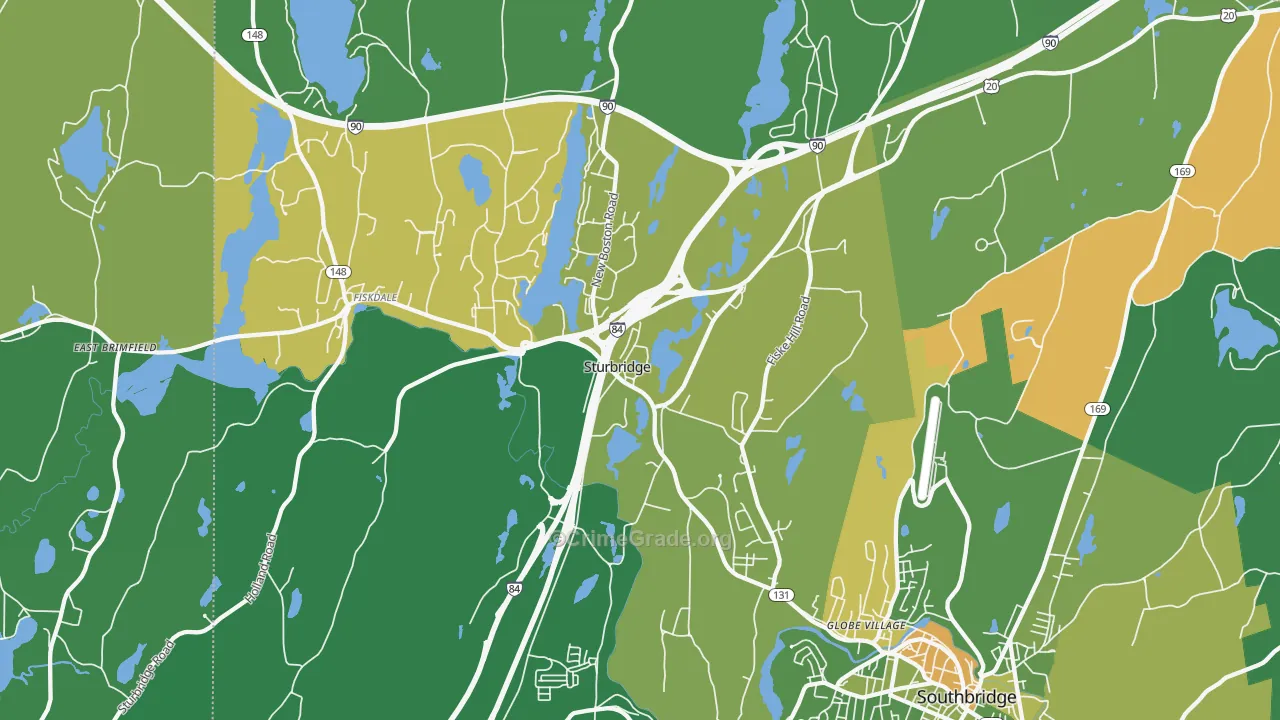 01566, MA Map of Drug-Related Crime Rates