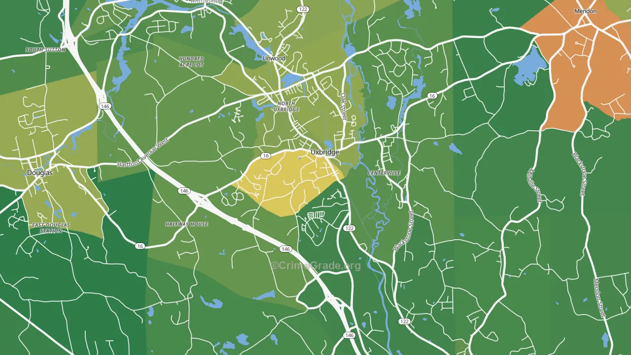 01569, MA Map of Drug-Related Crime Rates
