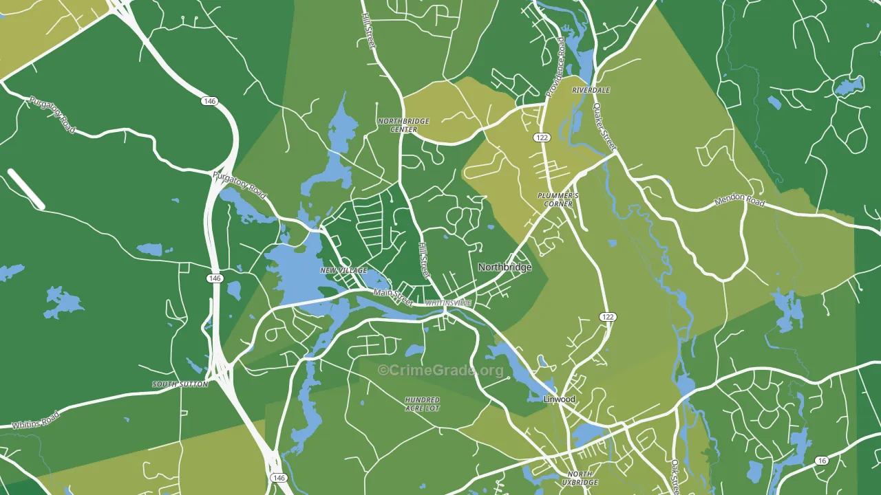 01588, MA Map of Drug-Related Crime Rates