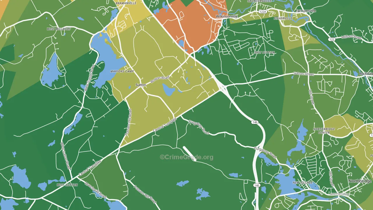 01590, MA Map of Drug-Related Crime Rates