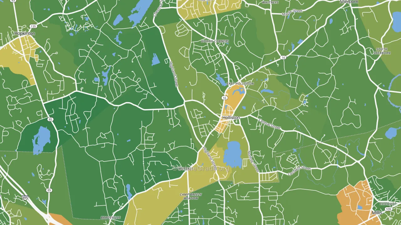 01746, MA Map of Drug-Related Crime Rates
