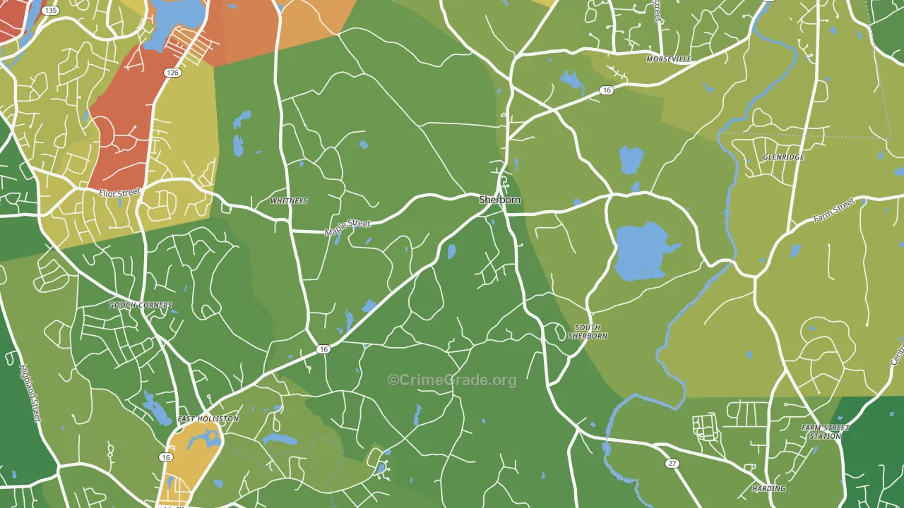 01770, MA Map of Drug-Related Crime Rates