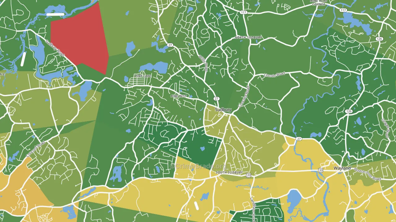 01776, MA Map of Drug-Related Crime Rates