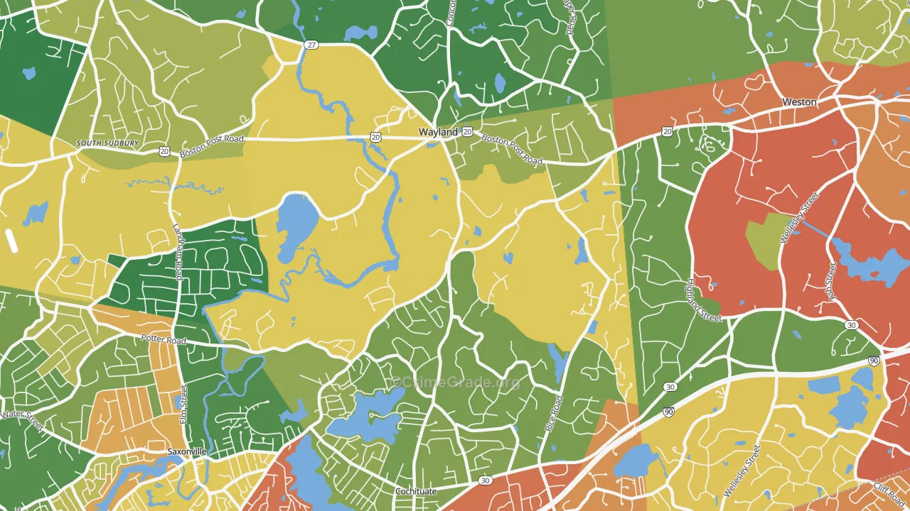01778, MA Map of Drug-Related Crime Rates