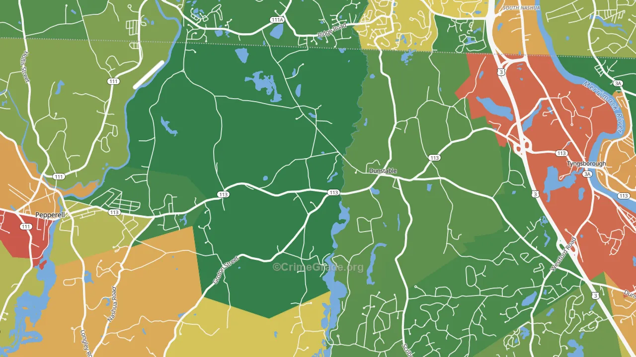 01827, MA Map of Drug-Related Crime Rates