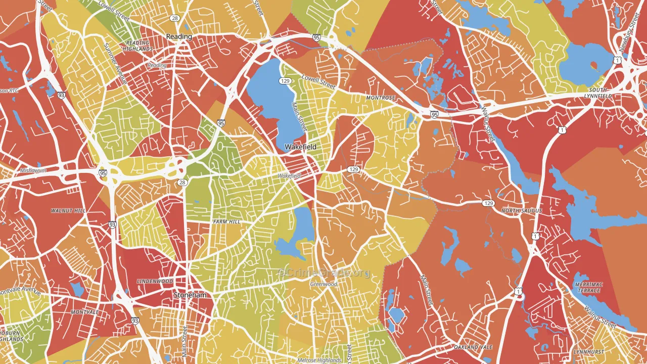 01880, MA Map of Drug-Related Crime Rates