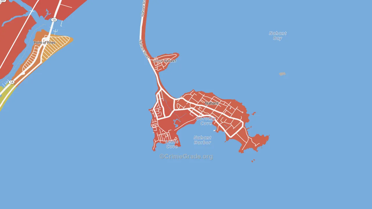 01908, MA Map of Drug-Related Crime Rates