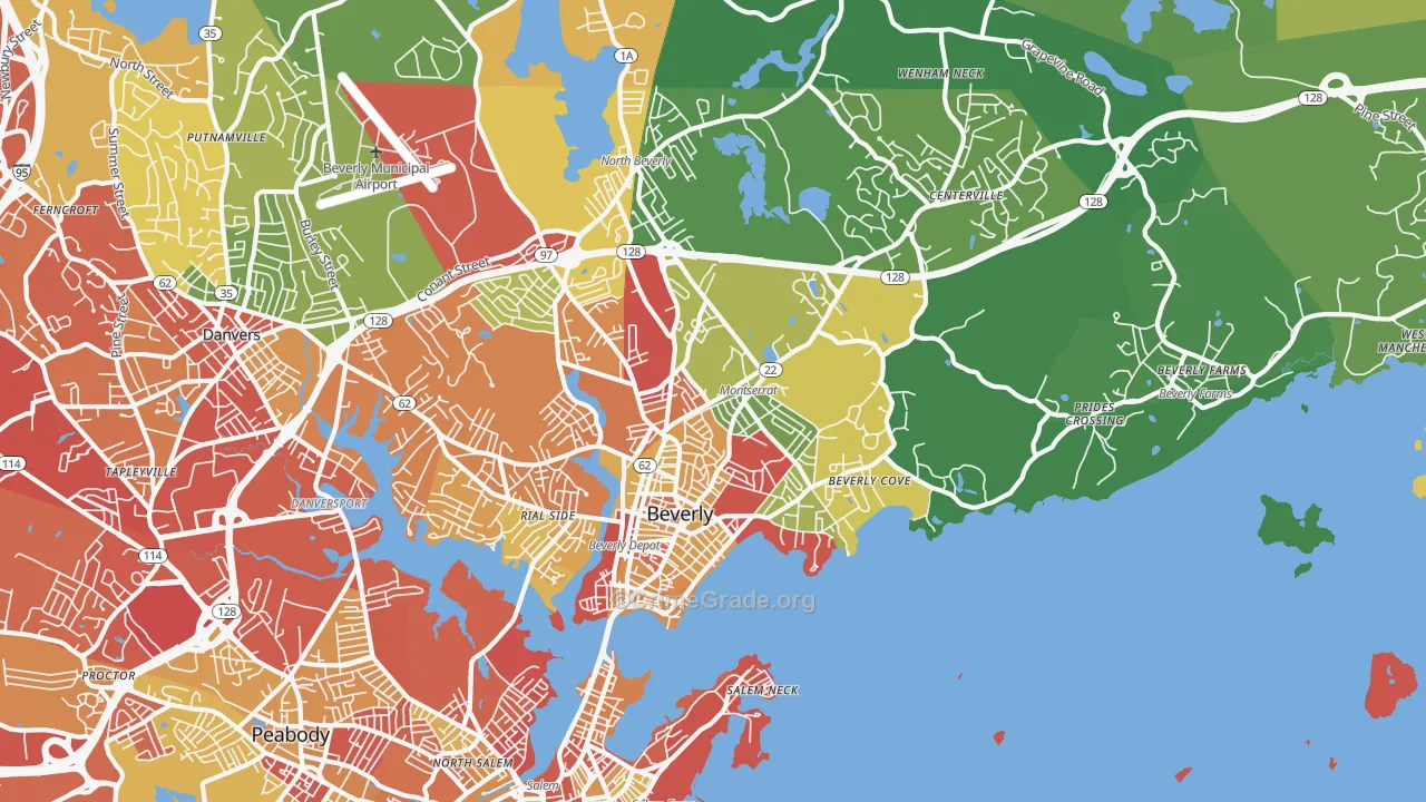 01915, MA Map of Drug-Related Crime Rates