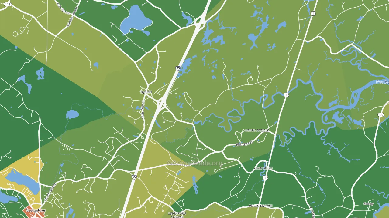 01922, MA Map of Drug-Related Crime Rates