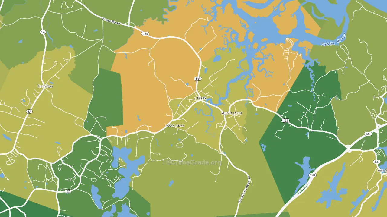 01929, MA Map of Drug-Related Crime Rates