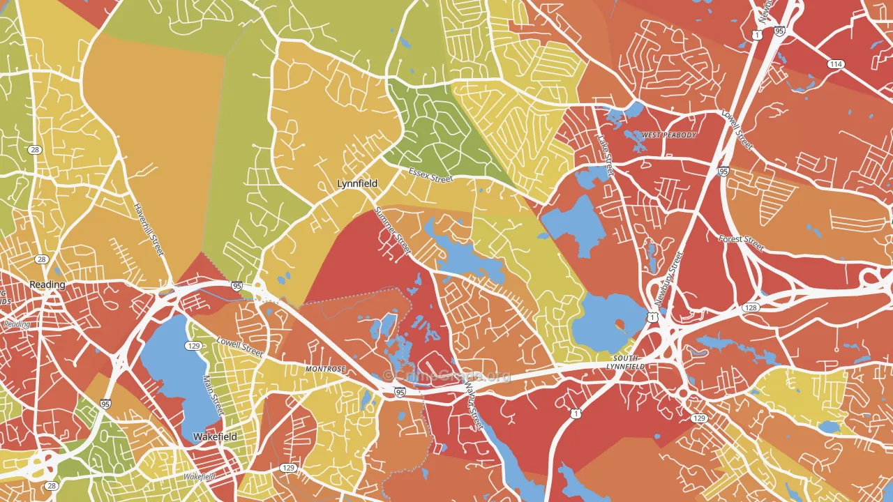 01940, MA Map of Drug-Related Crime Rates