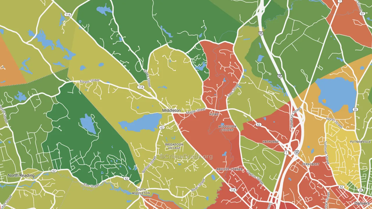 01949, MA Map of Drug-Related Crime Rates