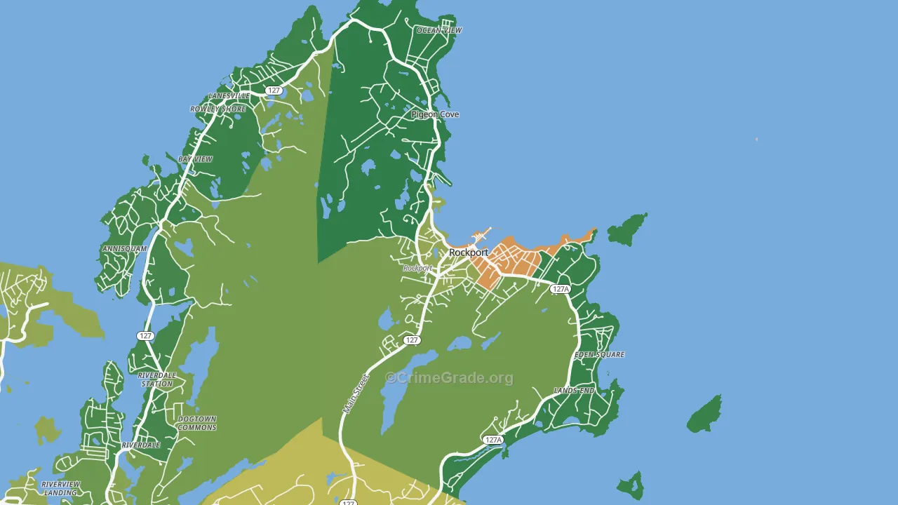 01966, MA Map of Drug-Related Crime Rates