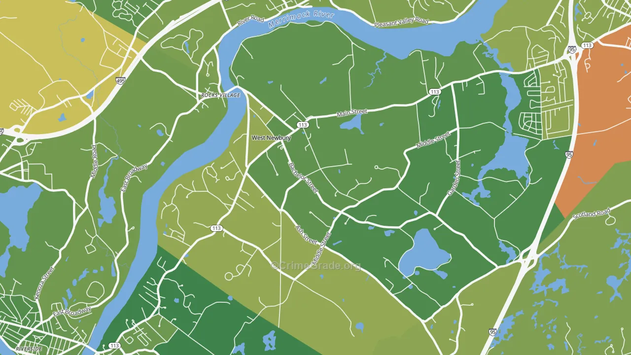 01985, MA Map of Drug-Related Crime Rates
