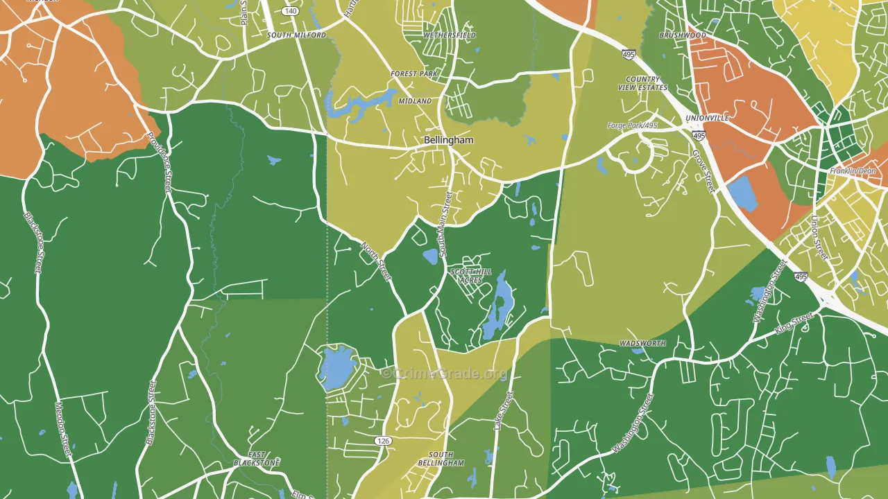 02019, MA Map of Drug-Related Crime Rates