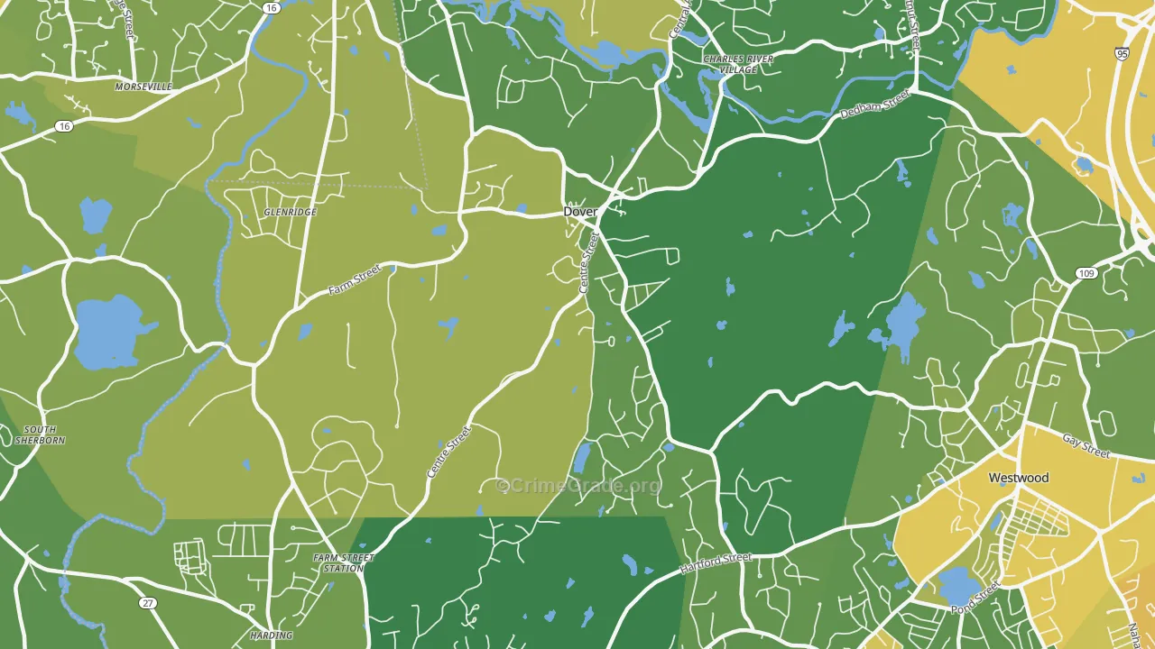 02030, MA Map of Drug-Related Crime Rates