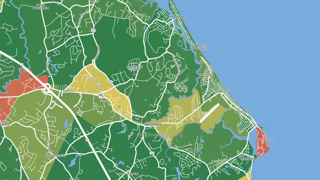 02050, MA Map of Drug-Related Crime Rates