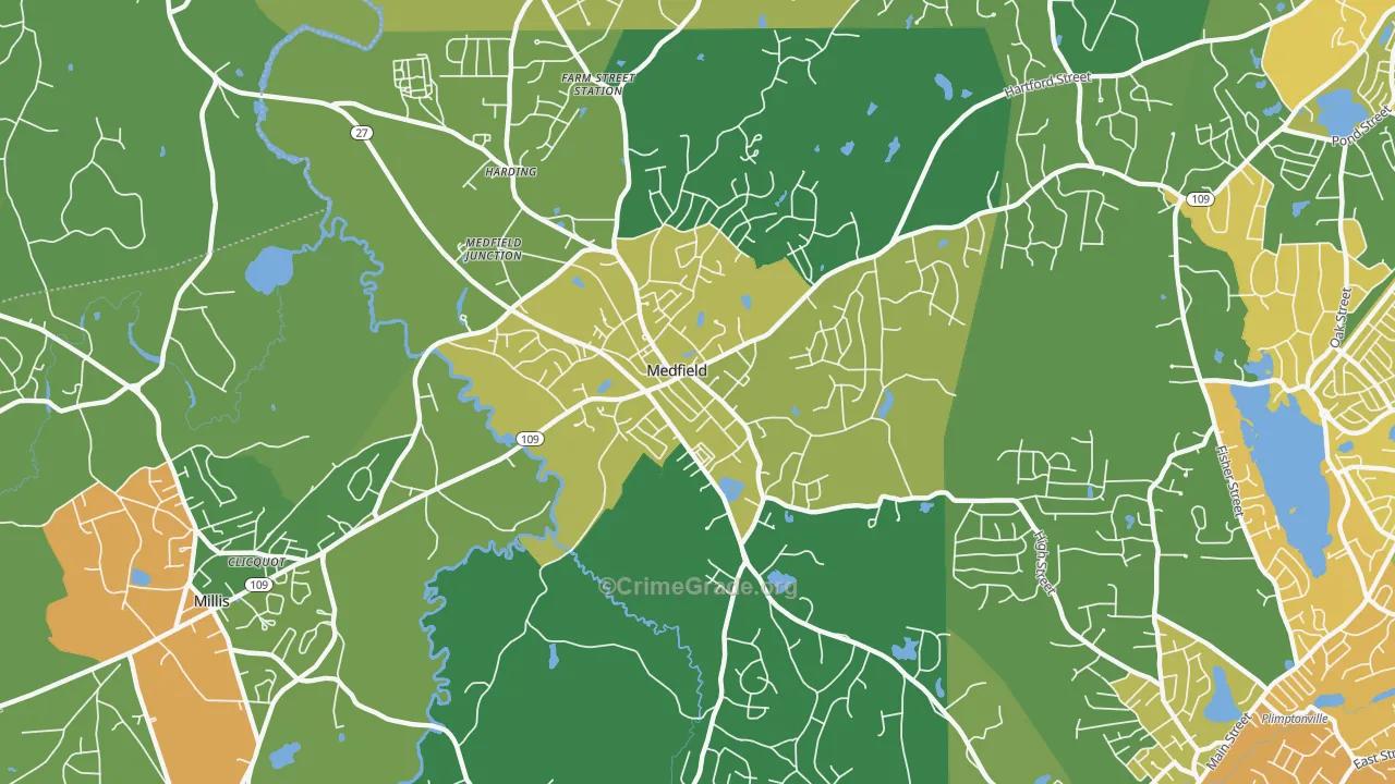 02052, MA Map of Drug-Related Crime Rates