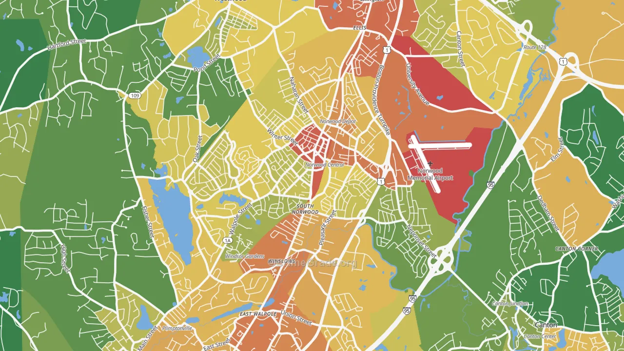 02062, MA Map of Drug-Related Crime Rates