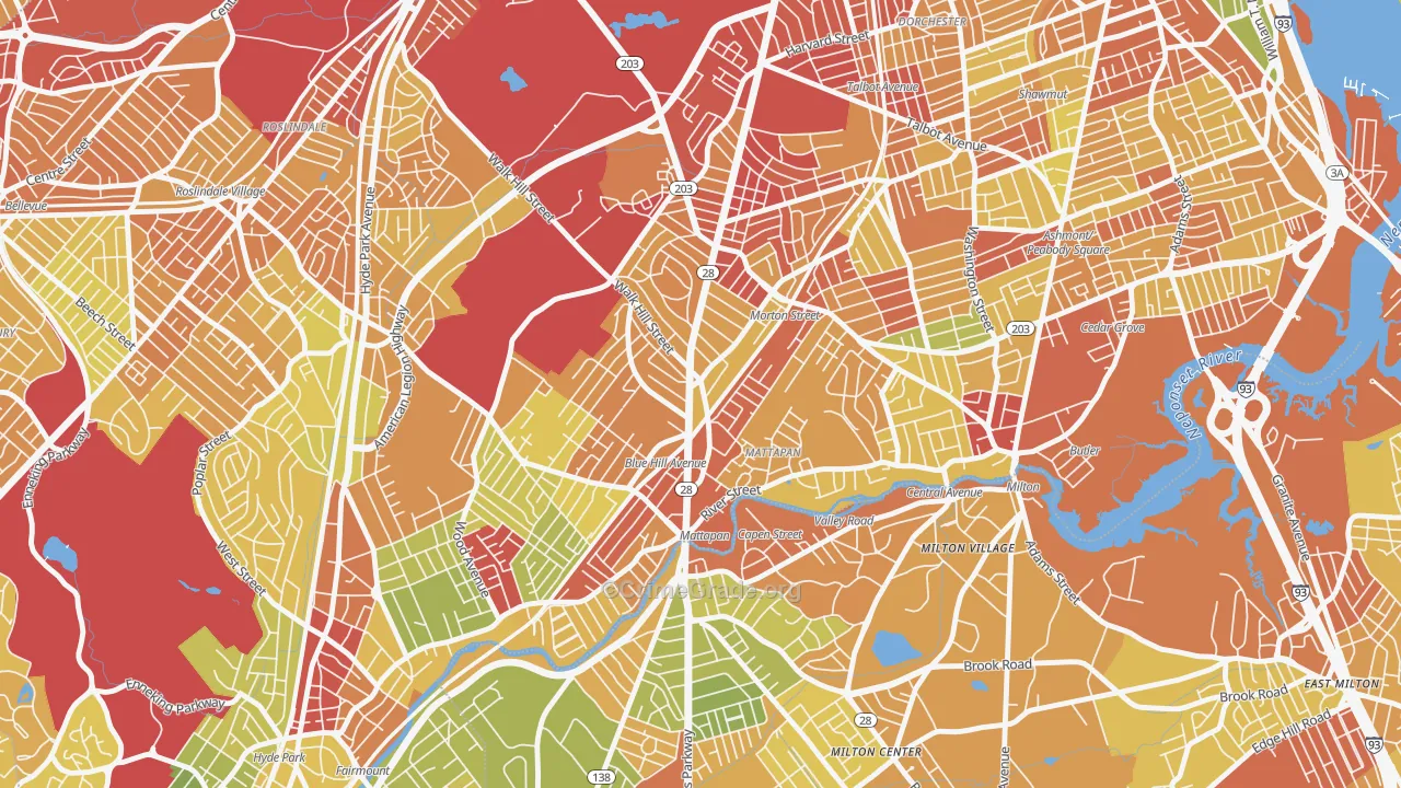 02126, MA Map of Drug-Related Crime Rates