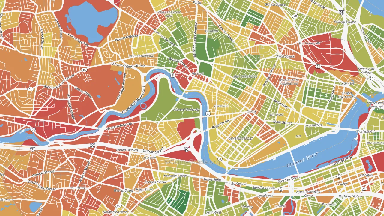 02163, MA Map of Drug-Related Crime Rates
