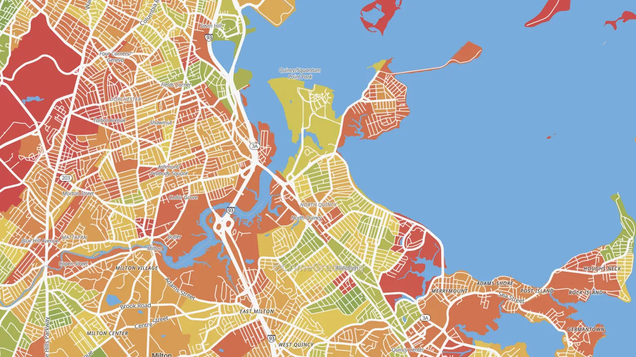 02171, MA Map of Drug-Related Crime Rates