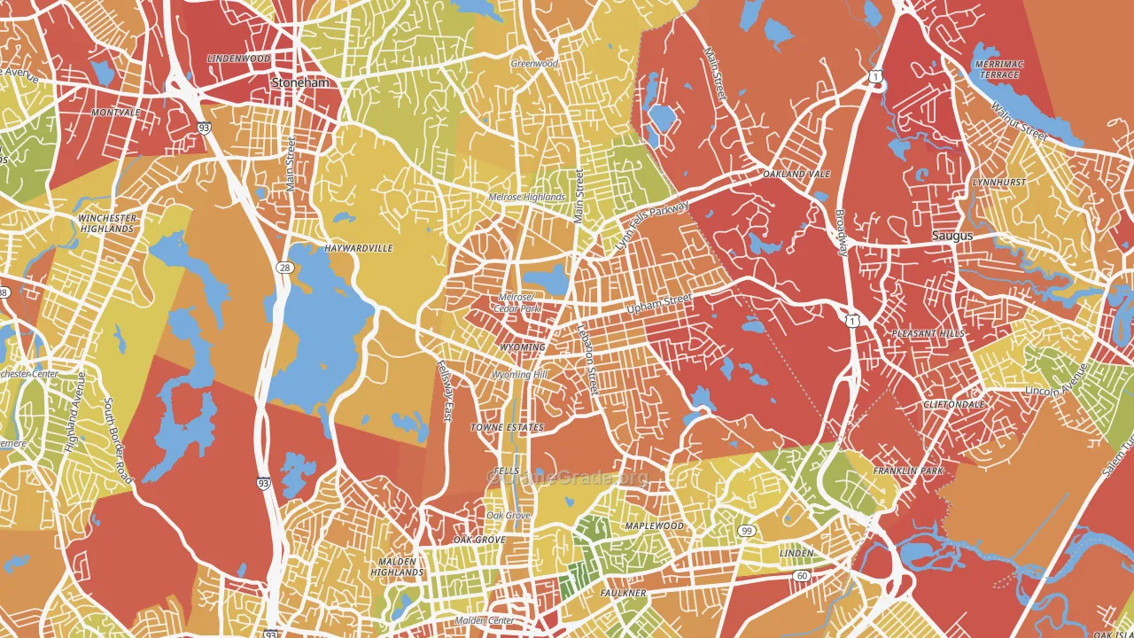 02176, MA Map of Drug-Related Crime Rates