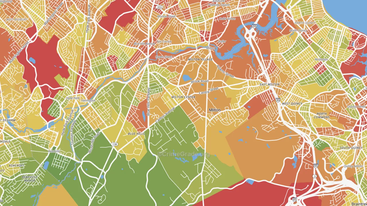 02186, MA Map of Drug-Related Crime Rates