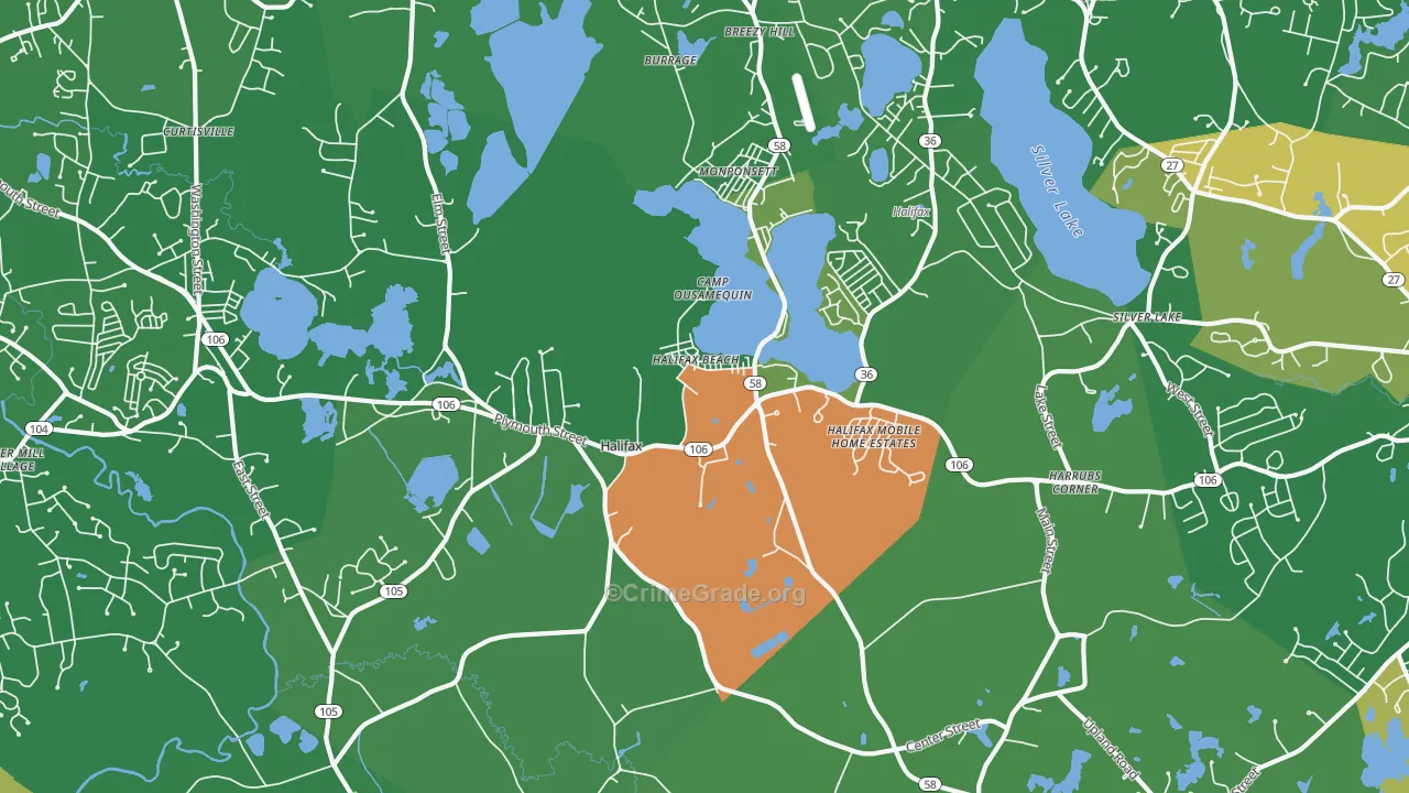 02338, MA Map of Drug-Related Crime Rates