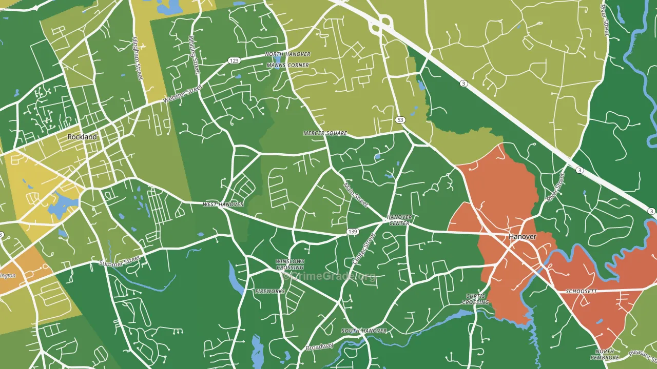 02339, MA Map of Drug-Related Crime Rates