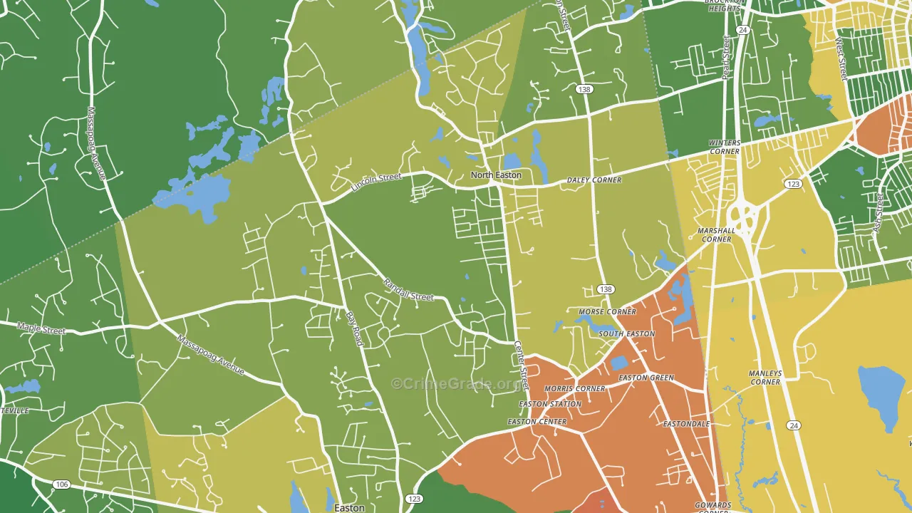 02356, MA Map of Drug-Related Crime Rates