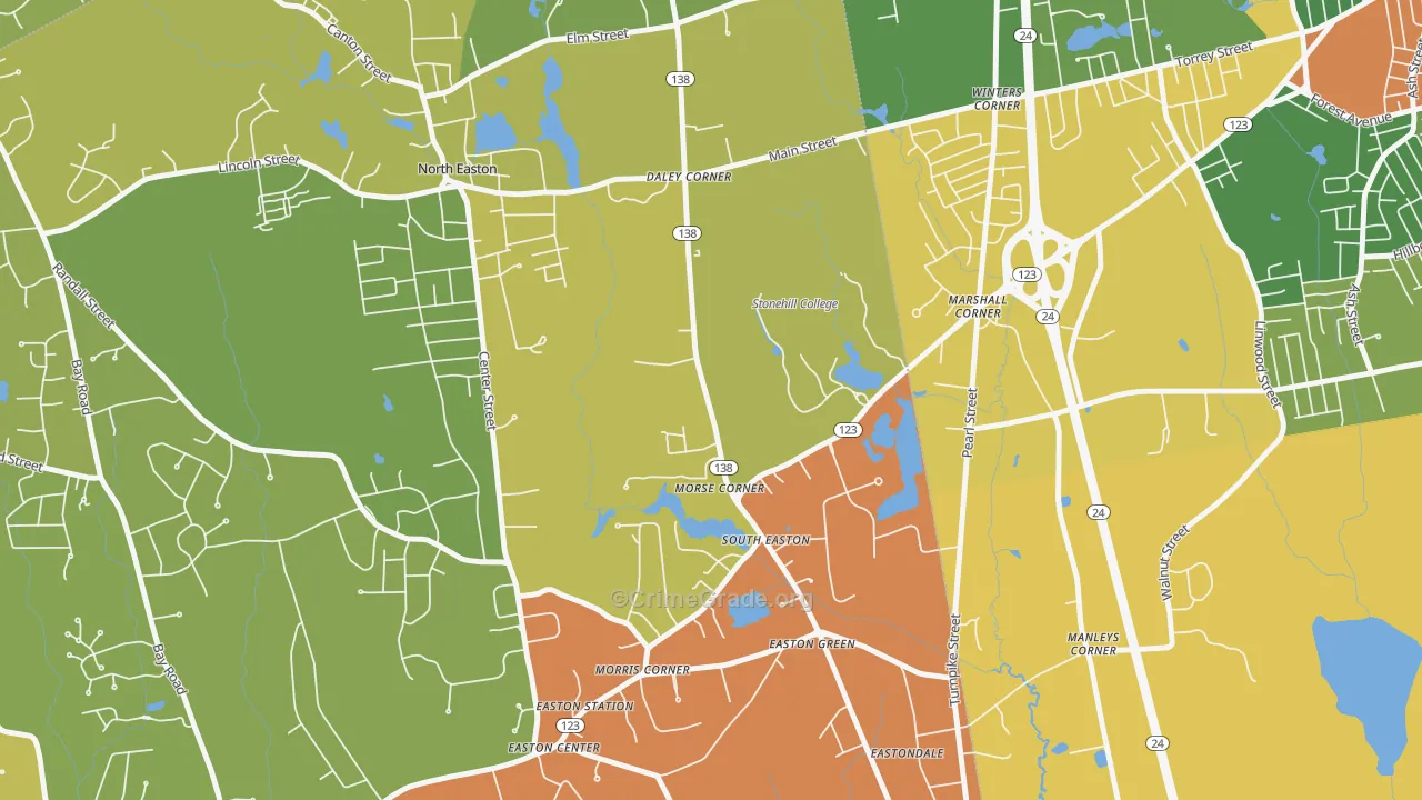 02357, MA Map of Drug-Related Crime Rates