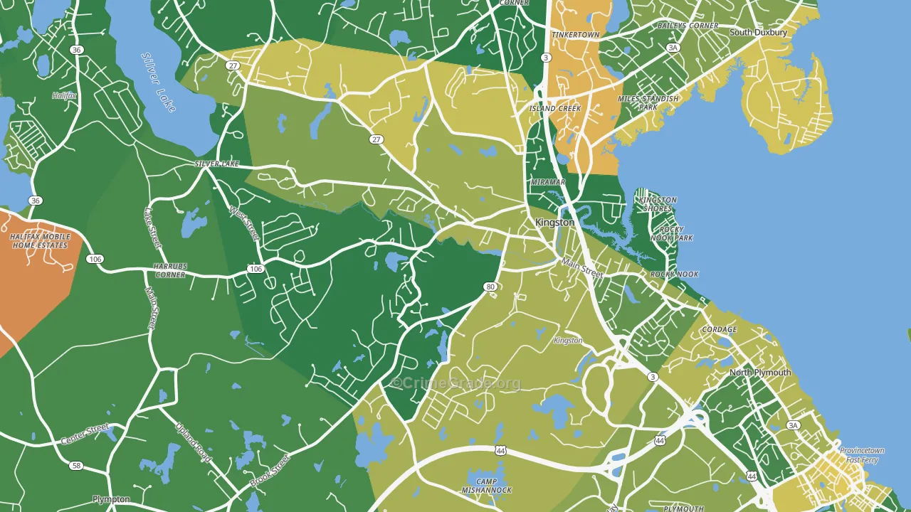 02364, MA Map of Drug-Related Crime Rates