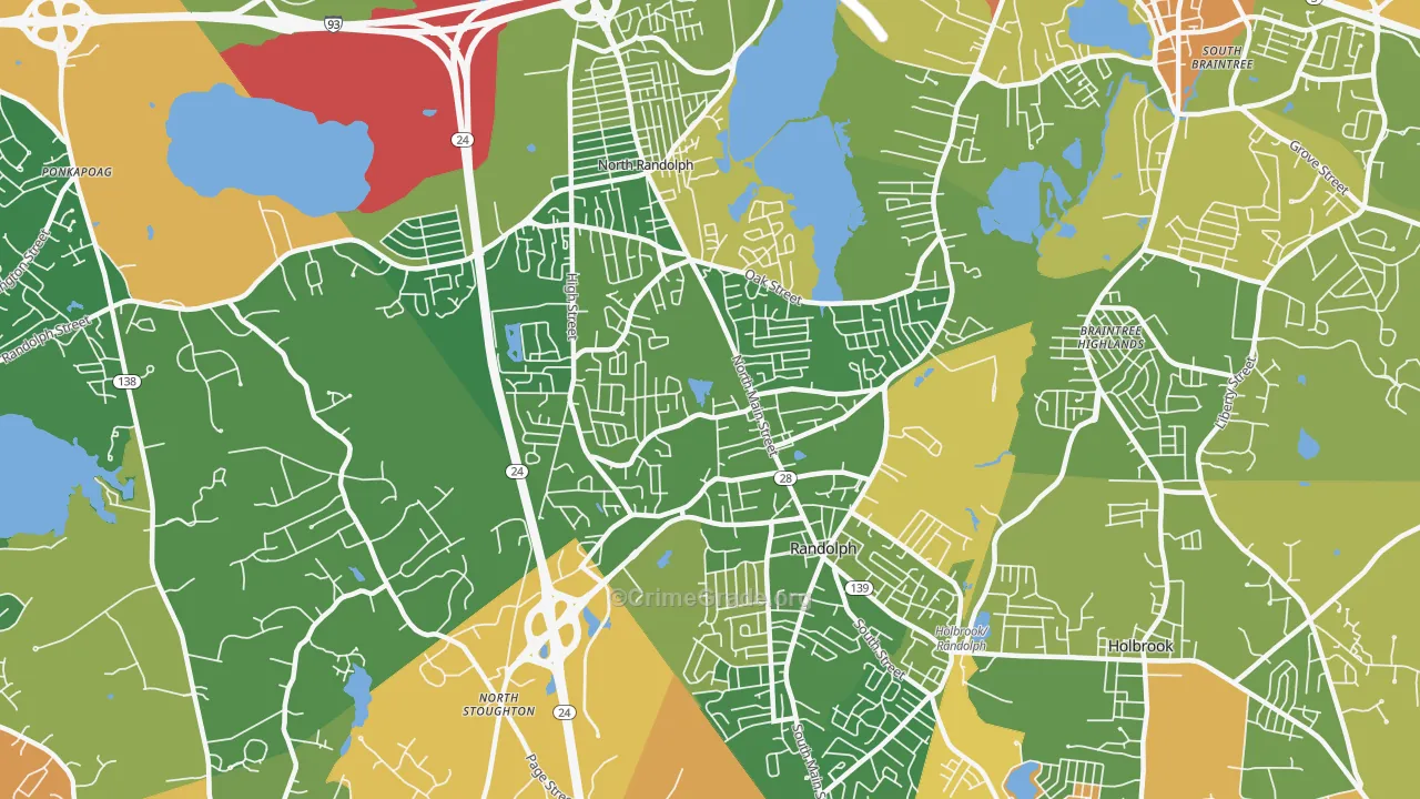 02368, MA Map of Drug-Related Crime Rates