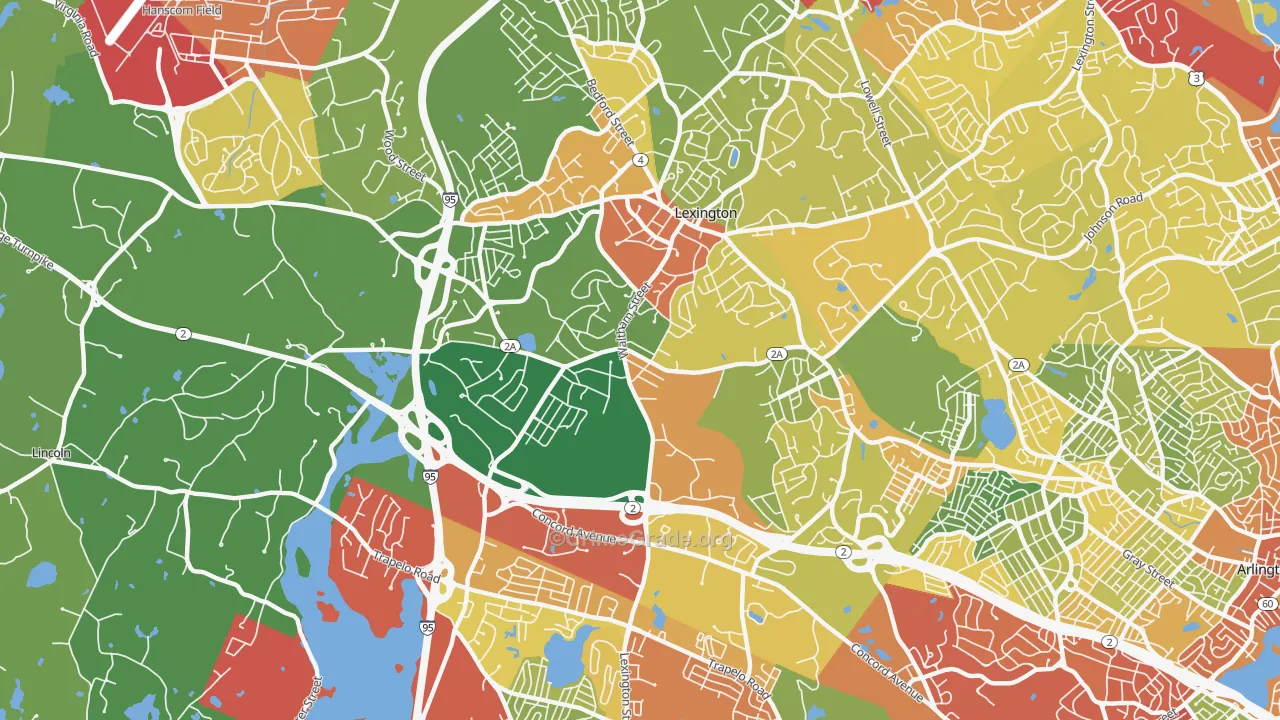 02421, MA Map of Drug-Related Crime Rates