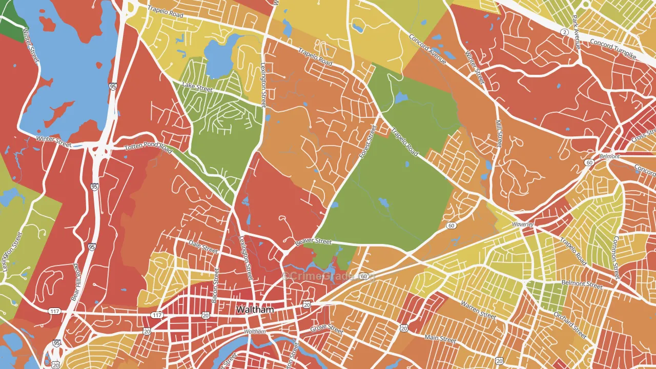 02452, MA Map of Drug-Related Crime Rates