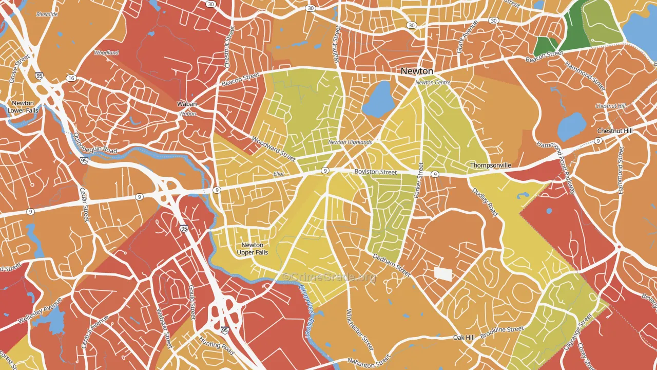 02461, MA Map of Drug-Related Crime Rates