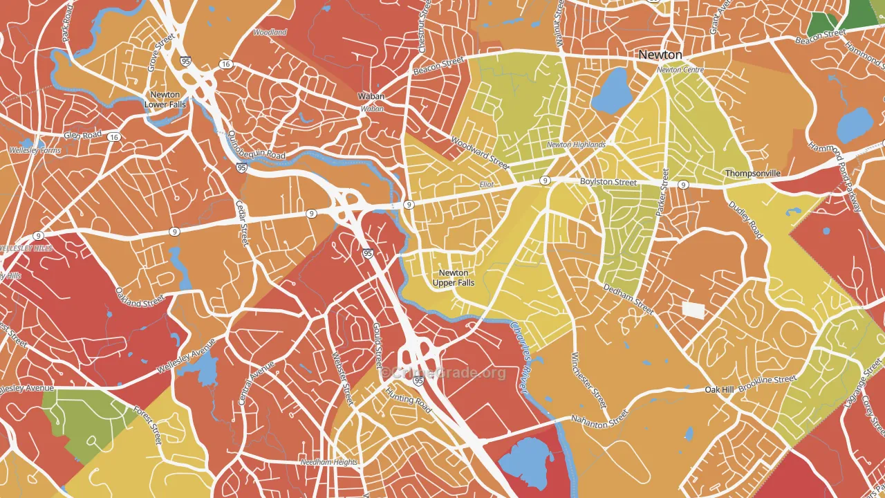 02464, MA Map of Drug-Related Crime Rates