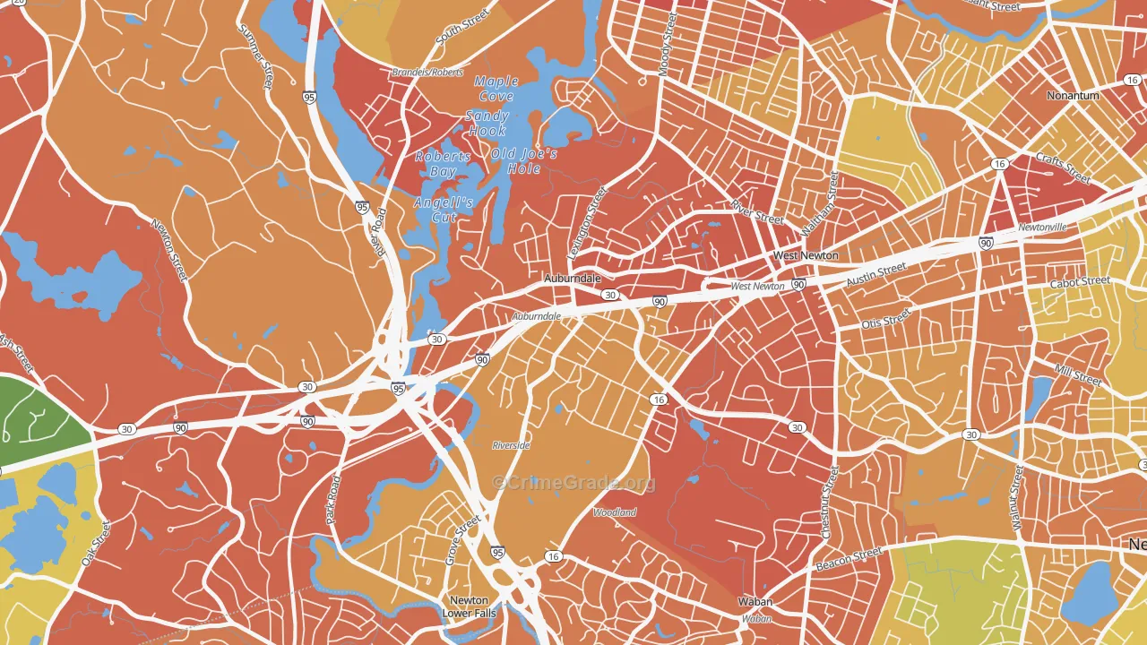 02466, MA Map of Drug-Related Crime Rates