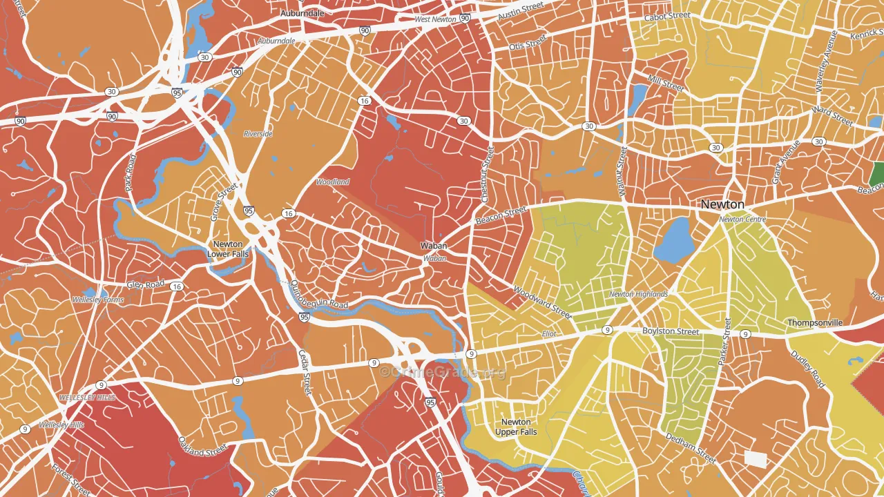 02468, MA Map of Drug-Related Crime Rates