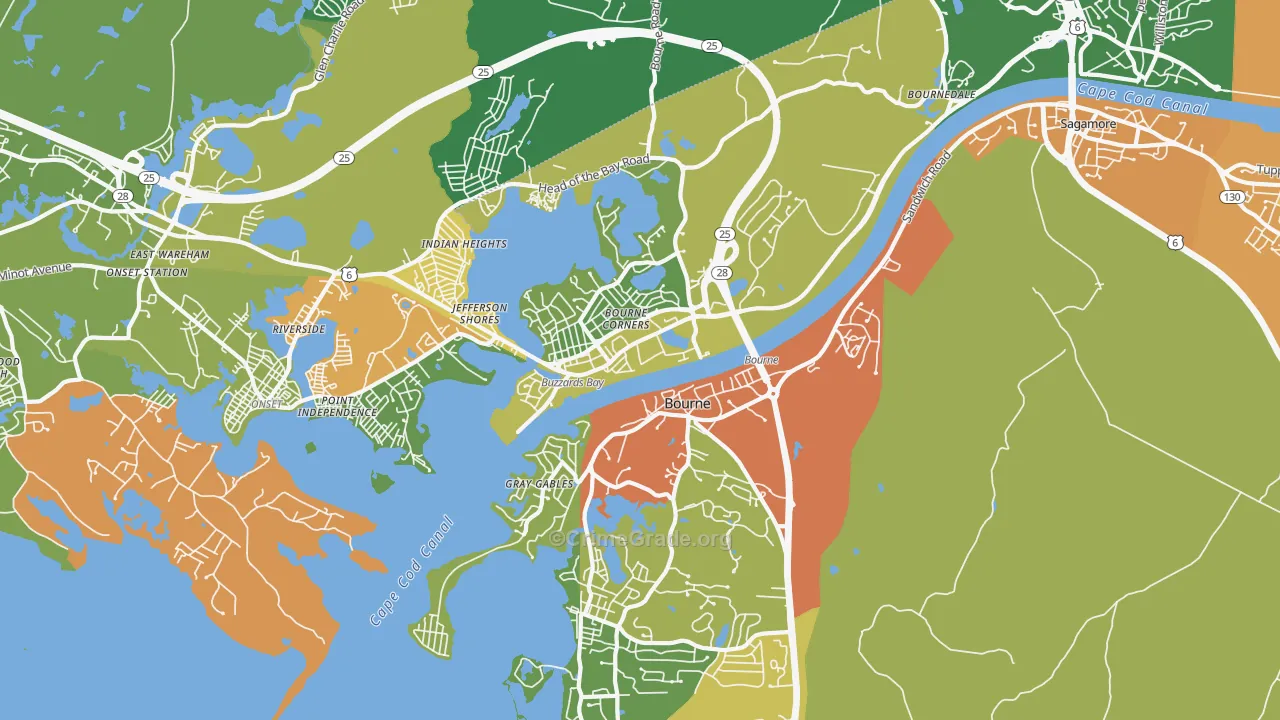 02532, MA Map of Drug-Related Crime Rates
