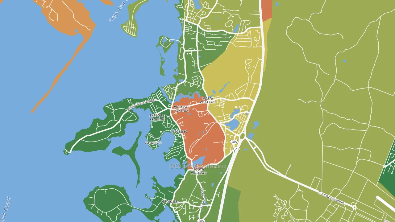 02559, MA Map of Drug-Related Crime Rates