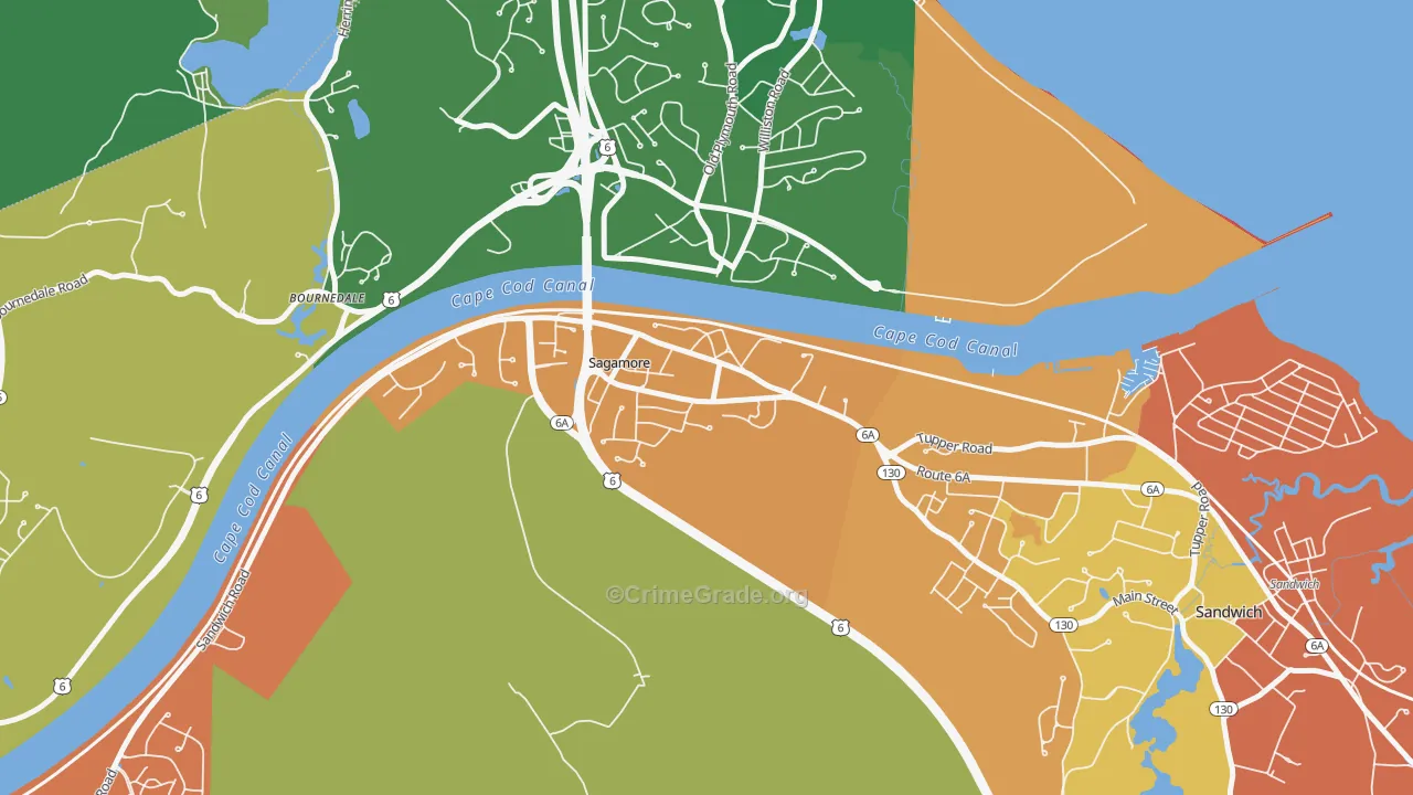 02561, MA Map of Drug-Related Crime Rates