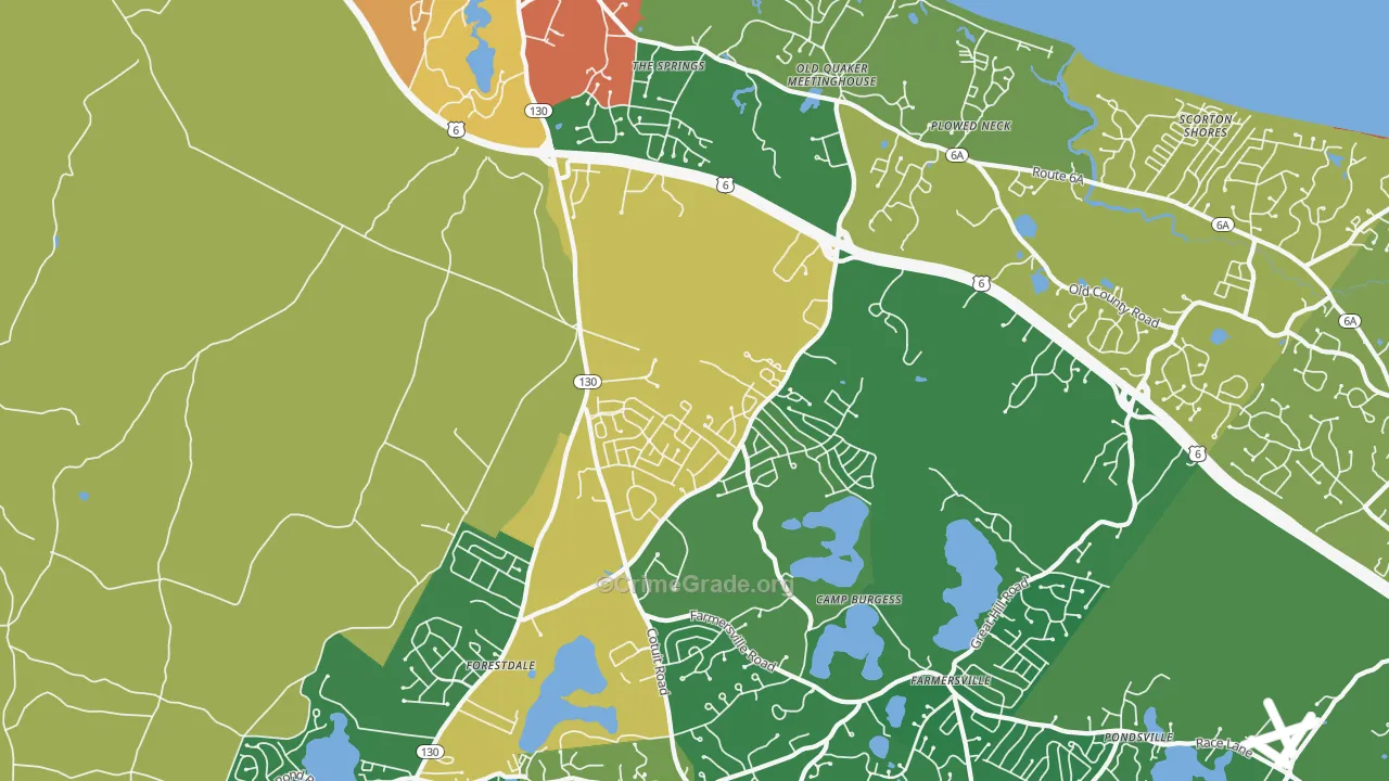 02563, MA Map of Drug-Related Crime Rates