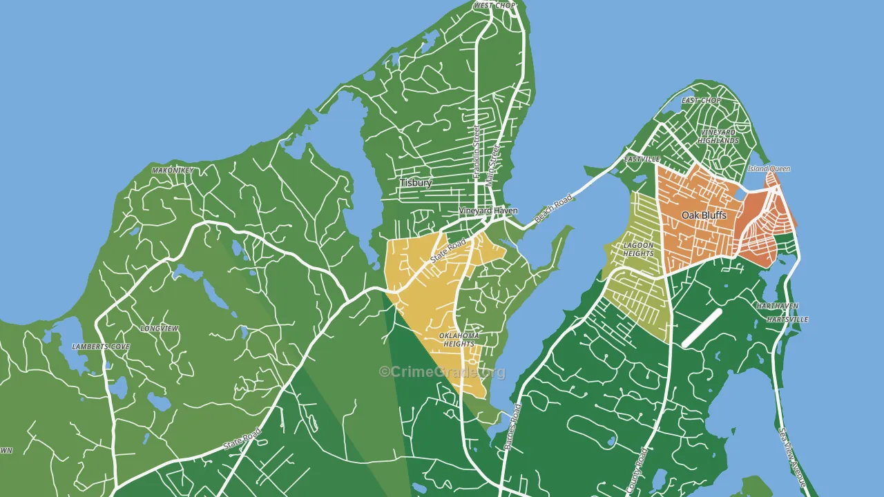 02568, MA Map of Drug-Related Crime Rates
