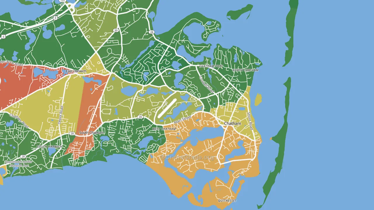 02633, MA Map of Drug-Related Crime Rates