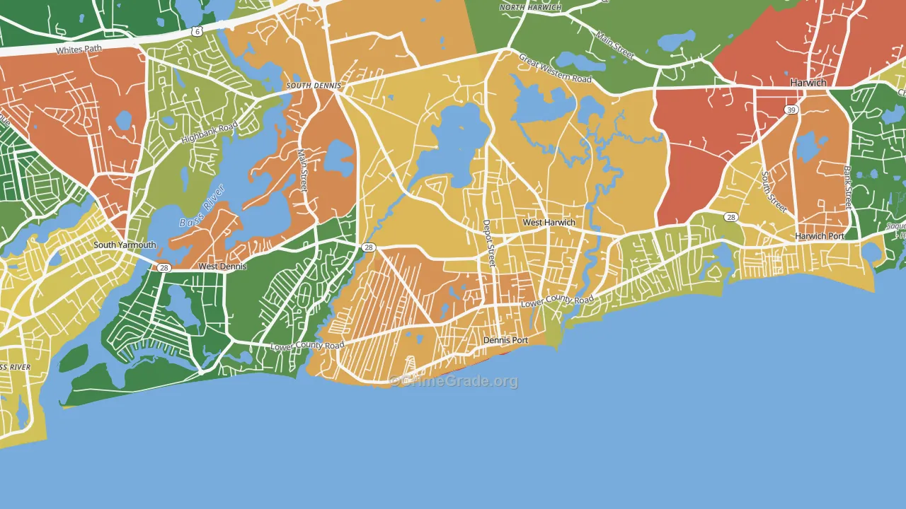 02639, MA Map of Drug-Related Crime Rates