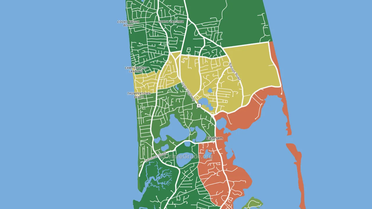 02642, MA Map of Drug-Related Crime Rates